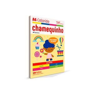 Papel Chamex A4 Chamequinho 4 Cores