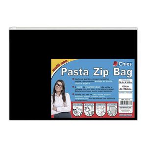 Pasta Zip Bag Oficio Preta Chies