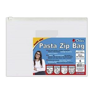 Pasta Zip Bag Cristal 5 Un - Chies