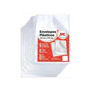 Envelope Plástico 4 Furos A4 Pacote - Dac