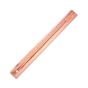 Regua 30cm Rose Gold Del