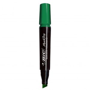 Marcador Permanente Recar Verde Bic