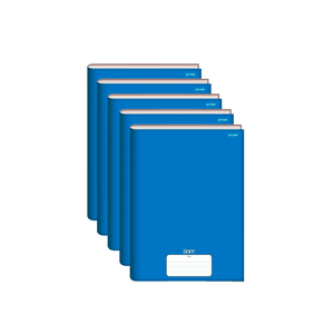 CADERNO BROCH. C/D 1/4  96FLS AZUL STIFF 140X202MM