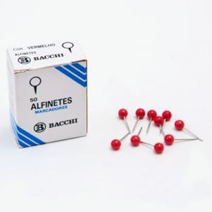 Alfinete Para Mapa Vermelho - Bacchi