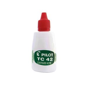 Tinta Para Almofada Carimbo Vermelho 42ml - Pilot