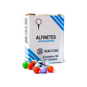 Alfinete Para Mapa Colorido - Bacchi