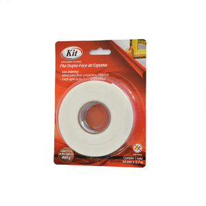 FITA BANANA DUPLA FACE ESPUMA 3 4CMX2 7M R.24299-03