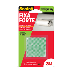 FITA DUPLA FACE FIXA FORTE ESPUMA 25XMM25MM H0002320036