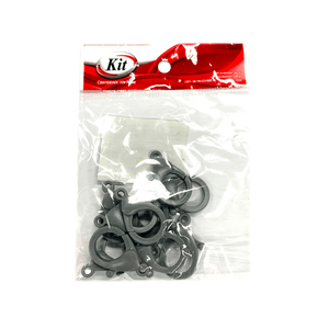 FECHO ABS LAGOSTA PLASTICO 3.5CM PL211 29 CINZA
