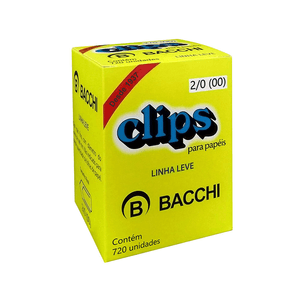 CLIPS GALVANIZADO N.00 2/0 LINHA LEVE R.011060