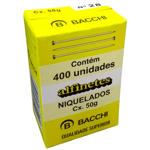 ALFINETE CABECA 50GRS REF.28 NIQUELADO