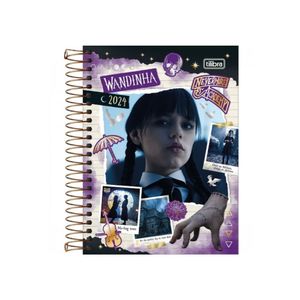 Agenda Espiral Wandinha 2024 176 Folhas - Tilibra