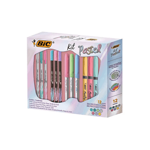 KIT BIC TOM PASTEL C/12 PCS R.970819