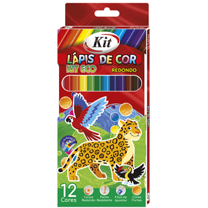 LAPIS DE COR ECO INTEIRO 12 CORES KIT