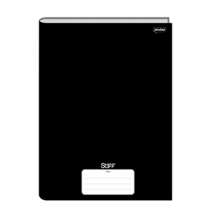 CADERNO BROCH. C/D UNIV. 96FLS STIFF PRETO