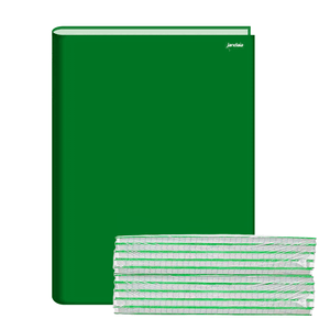 CADERNO BROCH. C/D UNIV. 48FLS STIFF VERDE