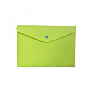 ENVELOPE C/BOTAO A4 FULL COLOR VERDE LIMAO R.0014.VL