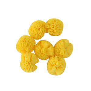 POMPOM DE TULE MF2014 2.5CM 17 AMARELO
