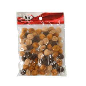 POMPOM 15MM PP-1.5 DEGRADE MARROM