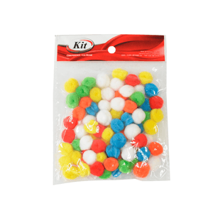 POMPOM 15MM PP-1.5   2 MULTICOR