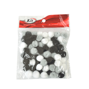POMPOM 15MM PP-1.5 DEGRADE CINZA