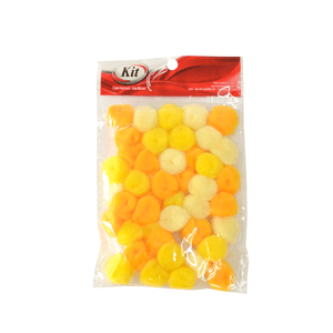 POMPOM 20MM PP-2.0 DEGRADE AMARELO