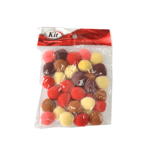 POMPOM 20MM PP-2.0CM MIX 05 MULTICOR