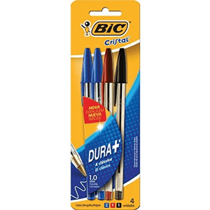 CANETA BIC CRISTAL DURA SORTIDA R.878709