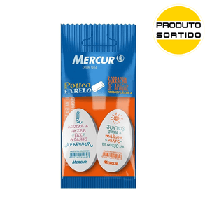 BORRACHA MERCUR OVAL SETAS ESTRELAS BLISTER R.B01010301066