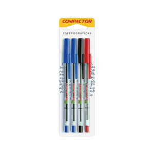 CANETA ESF. 07B 1.2MM BL C/4  2AZ 1VM 1PR R.1871627