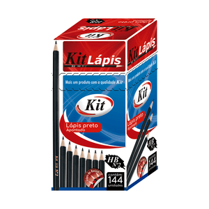 LAPIS GRAFITE KIT N  2 PRETO