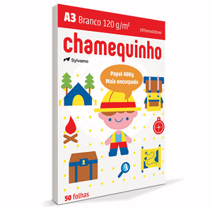 PAPEL CHAMEQUINHO A3 120G 50FLS