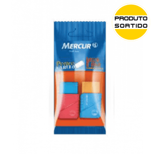 BORRACHA MERCUR TR COLOR MIX BLISTER R.B01010301122