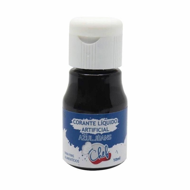 Anilina Corante Liquido 10ml Azul Jeans-1751578042870