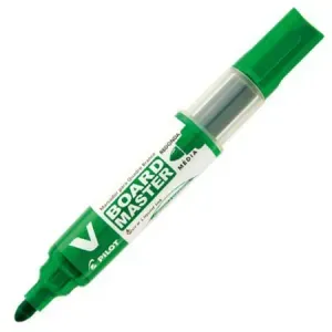 Pincel Marcador Quadro Branco V Board Master Recarregável Verde