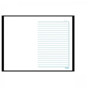 Caderno Brochura Capa Dura Meia Pauta 96 Folhas