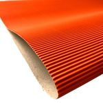 Papel Microondulado 50x80cm Liso Laranja-1752773264540