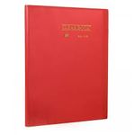 Pasta Catálogo Yes Clear Book Oficio 20 Sacos Transparente BD20S Vermelha-1758717967631