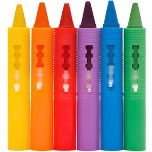 Giz Mágico Risca e Sai 6 Cores - Polibrinq